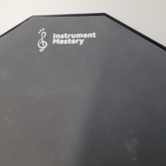 Instrument Mastery Double Sided Drum Practice Warm Up Pad 10 inches Wooden Base - Picture 11 of 12